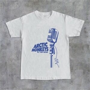 Arctic Monkeys Mic Indie Rock Fan Graphic Unisex T-Shirt